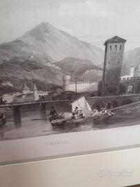 antica stampa Trento 