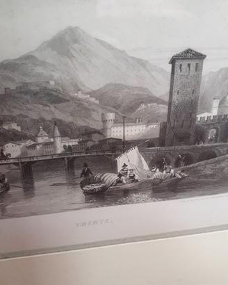 antica stampa Trento 