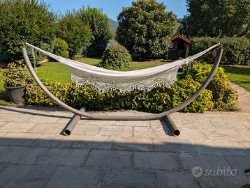 Struttura per amaca da giardino in metallo