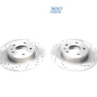 DISCHI FRENO FORATI E SCANALATI PER MG