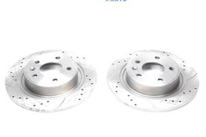 DISCHI FRENO FORATI E SCANALATI PER MG