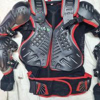 GIACCA PETTORINA  TRAFORATA REGOLABILE MOTO CROSS 