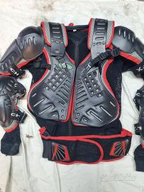 GIACCA PETTORINA  TRAFORATA REGOLABILE MOTO CROSS 