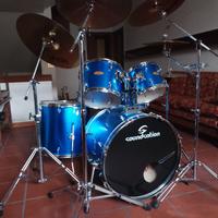 batteria completa con piatti Paiste e UFIP