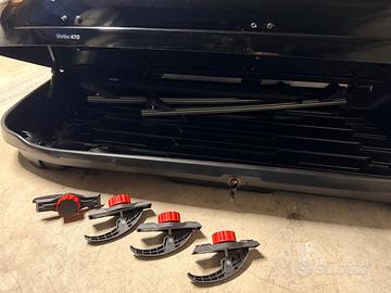 Box portatutto Vortex - 400 litri + barre original