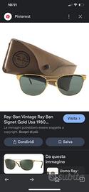 Occhiali sole ray ban vintag