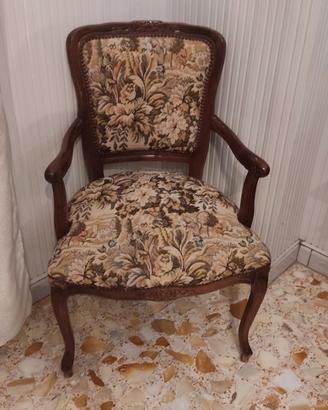2 Poltroncine stile Luigi XV Liberty