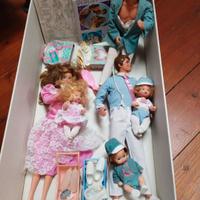 Barbie '80 con cucina e famiglia cuore 