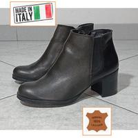 Stivaletti Chelsea Made in Italy pelle n.36 Boots