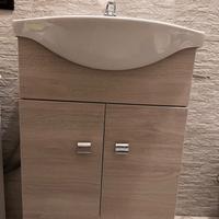 Set completo bagno rovere chiaro / grigio
