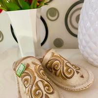 Nuove Pantogole Lana Mongolia Handmade