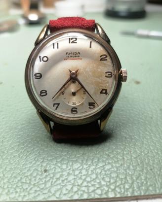 orologio uomo bronzo amida