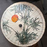 Ombrello ornamentale vintage asiatico