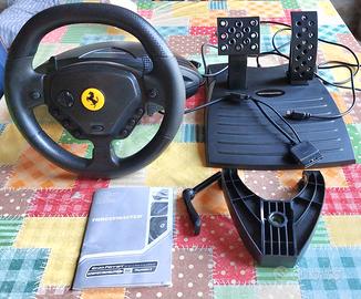 Volante + pedali Enzo Ferrari Playstation 2 Thrust