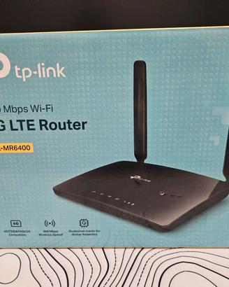 TP-Link TL-MR6400 Router 4G LTE Wi-Fi N300 per SIM