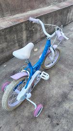 bici bambina 14 pollici frozen
