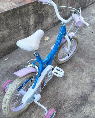 bici bambina 14 pollici frozen