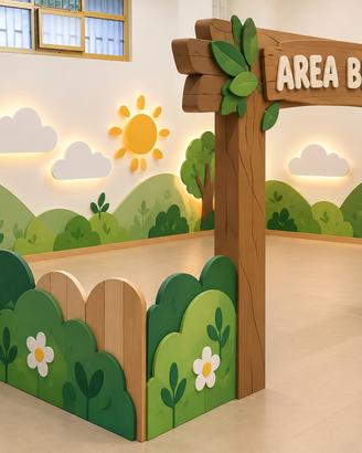 Scenografia per Sale Feste e Aree Ludiche Bimbi