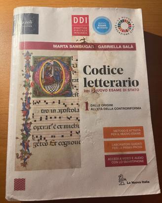 Codice letterario 1 per il nuovo esame di Stato.