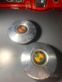 2 COPPETTE COPRIMOZZI BORCHIE ORIGINALI BMW 730
