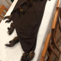 Scialle Con Code di visone