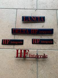 Lancia delta integrale targhette originali