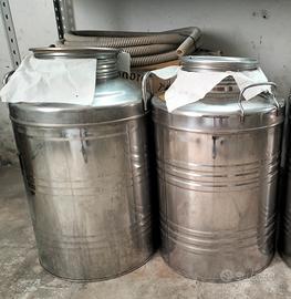 Recipiente per olio in acciaio inox 