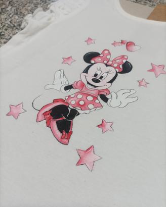 T-shirt dipinta a mano