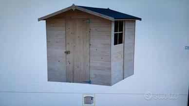 casetta da giardino in legno