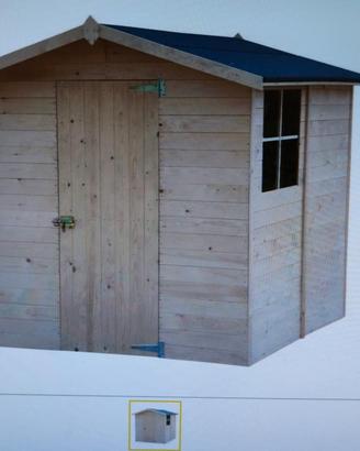 casetta da giardino in legno