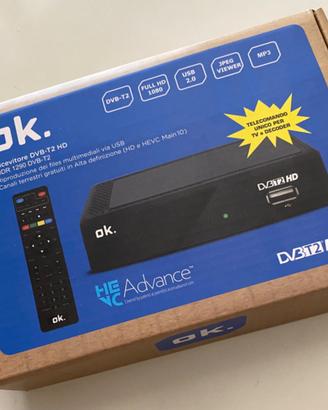 RICEVITORE TV DIGITALE TERRESTRE DVB-T2 FULL HD