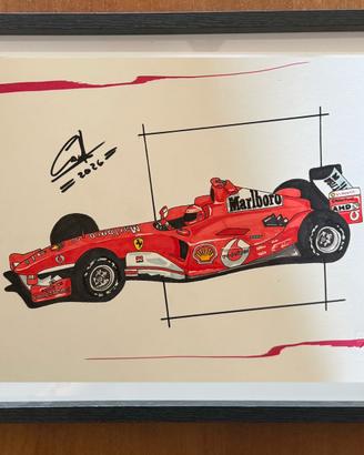 Disegni ferrari F2004