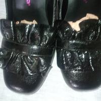 Scarpe in pelle nera Fornarina 