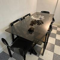 Tavolo/Scrivania in cristallo