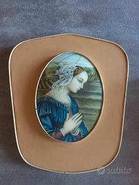 Quadro vintage raffigurante la Madonna 