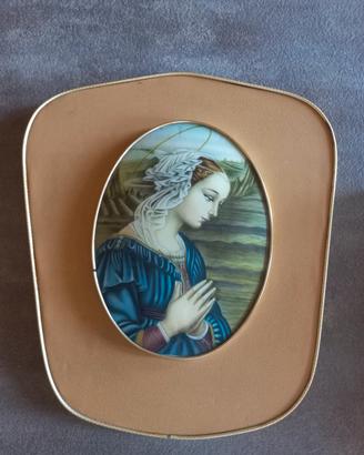 Quadro vintage raffigurante la Madonna 