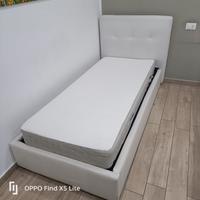 letto contenitore bianco 