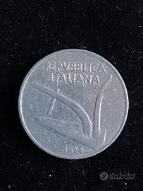 MONETA 10 LIRE DEL 1954 RARA