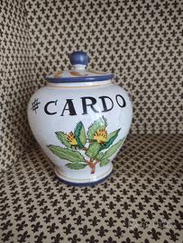 Speziere maiolica dipinto mano L’Antica Deruta