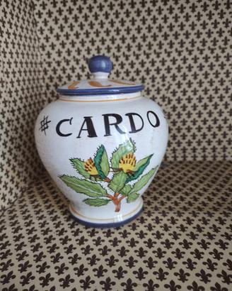 Speziere maiolica dipinto mano L’Antica Deruta