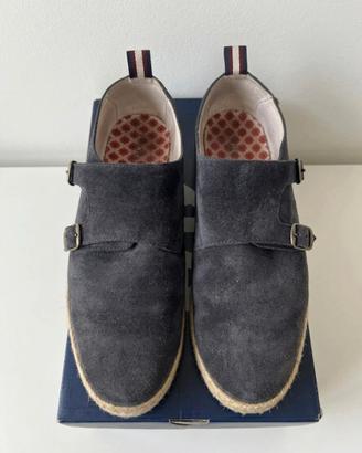 Espadrillas uomo double monk strap Exibit pelle 44