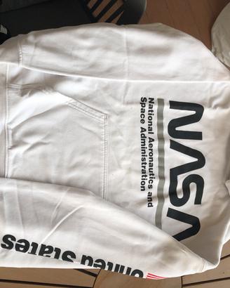 Felpa bambino NASA bianca