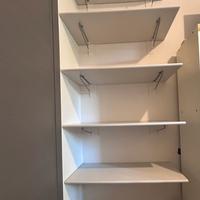 Mensole in laminato/melaminico bianco