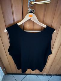 Canotta nera in cotone