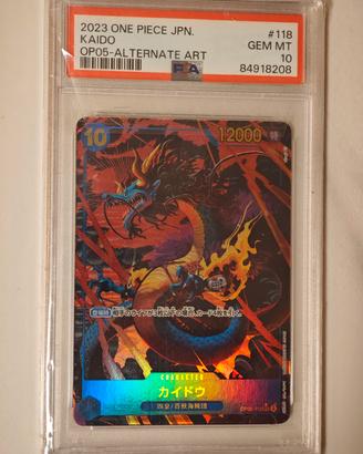 One Piece Kaido OP05-118 PSA10