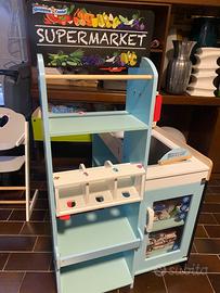 Gioco supermecato, in legno