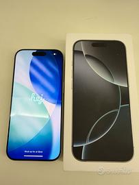 Iphone 16 pro colore bianco 128 gb