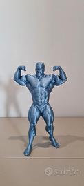 Statuina Jay Cutler 3D (15 cm) Grigio