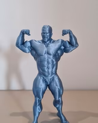 Statuina Jay Cutler 3D (15 cm) Grigio