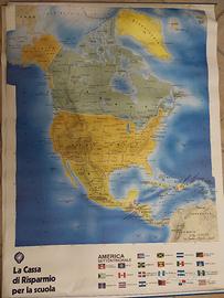 4 CartineGeografiche Vallardi fine anni '80